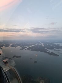 Cruise ship heading to Turku