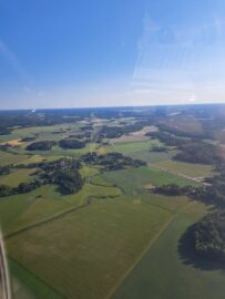 Finnish countryside from 1500 feet