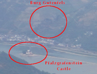 Castle Pfalzgrafenstein and Castle Gutenfels