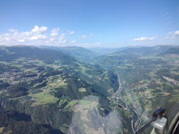 Looking North from Bolzano towards the Brenner Pass