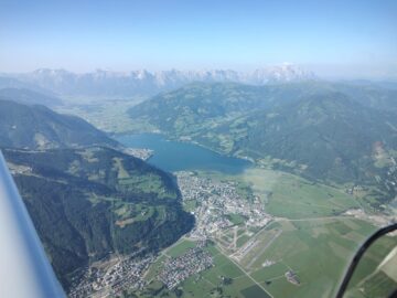 Zell am See, a scenic lake and famous diving destination