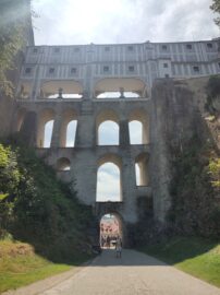 The “Cloak Bridge” connects two parts of the Castle together