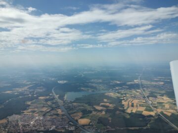 Nuremberg was a bit harder to see through the humid air.
