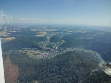 Neckargemund on the River Neckar, at the southern end of Odenwald.